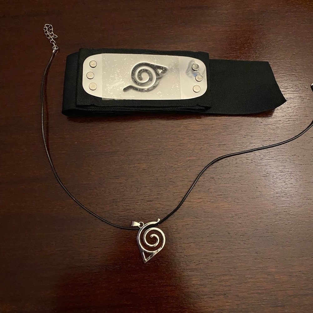 Naruto heandband with necklace